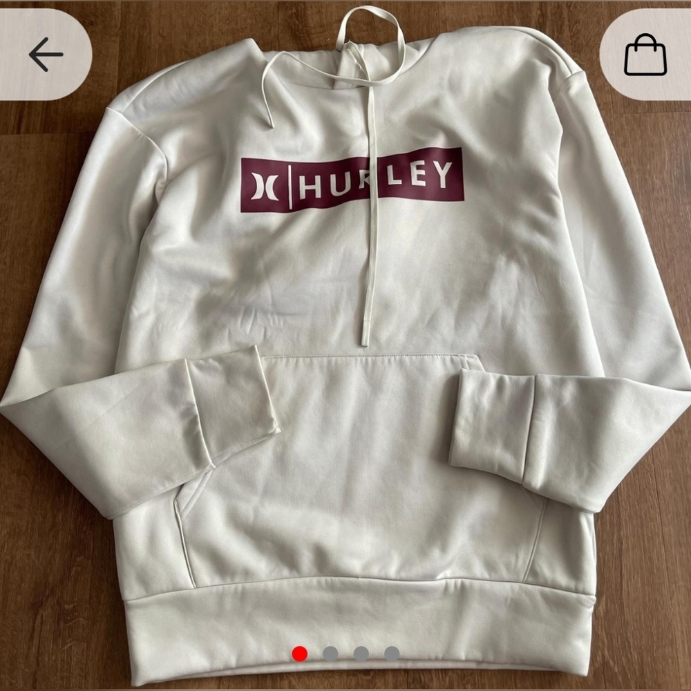 Ew)Hurley Men's box fleece pullover